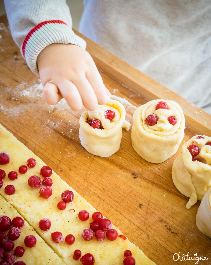 Briochettes aux groseilles