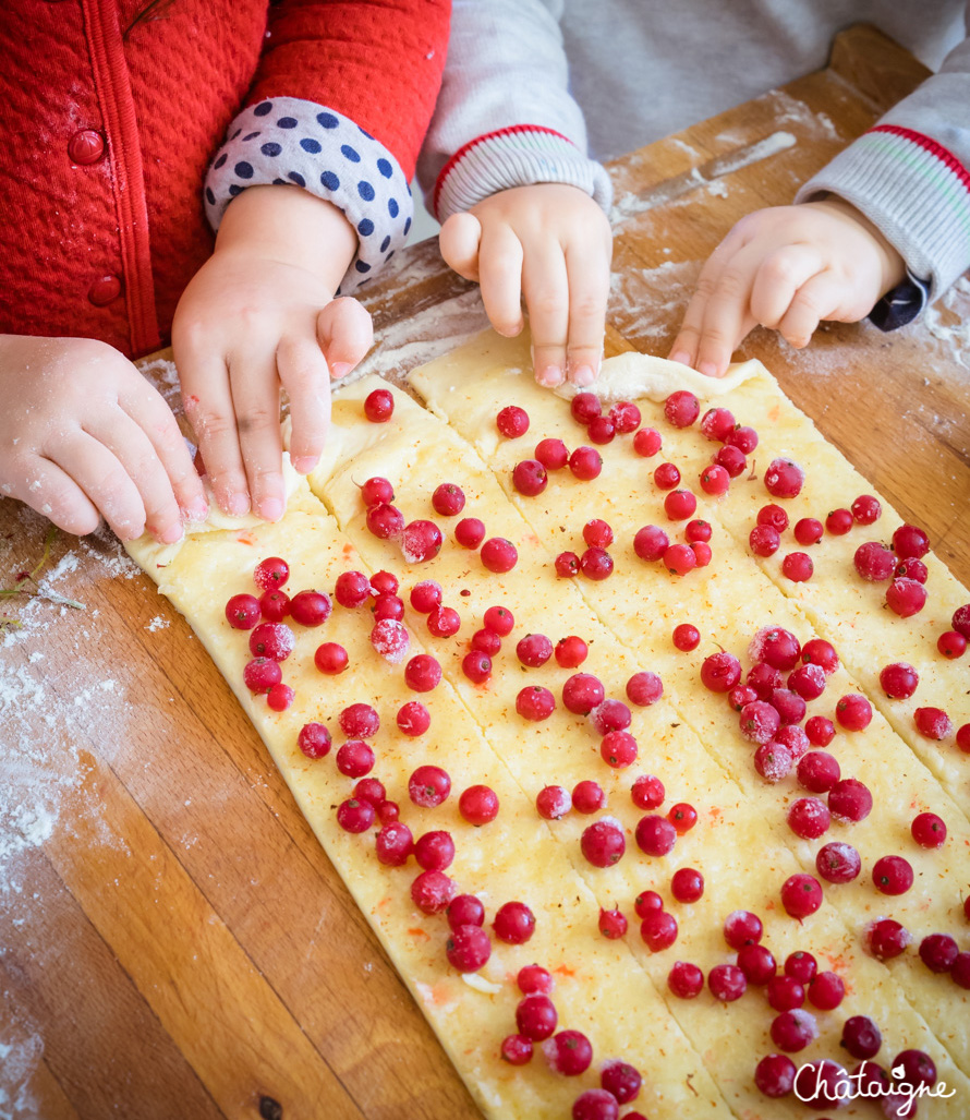 Briochettes aux groseilles