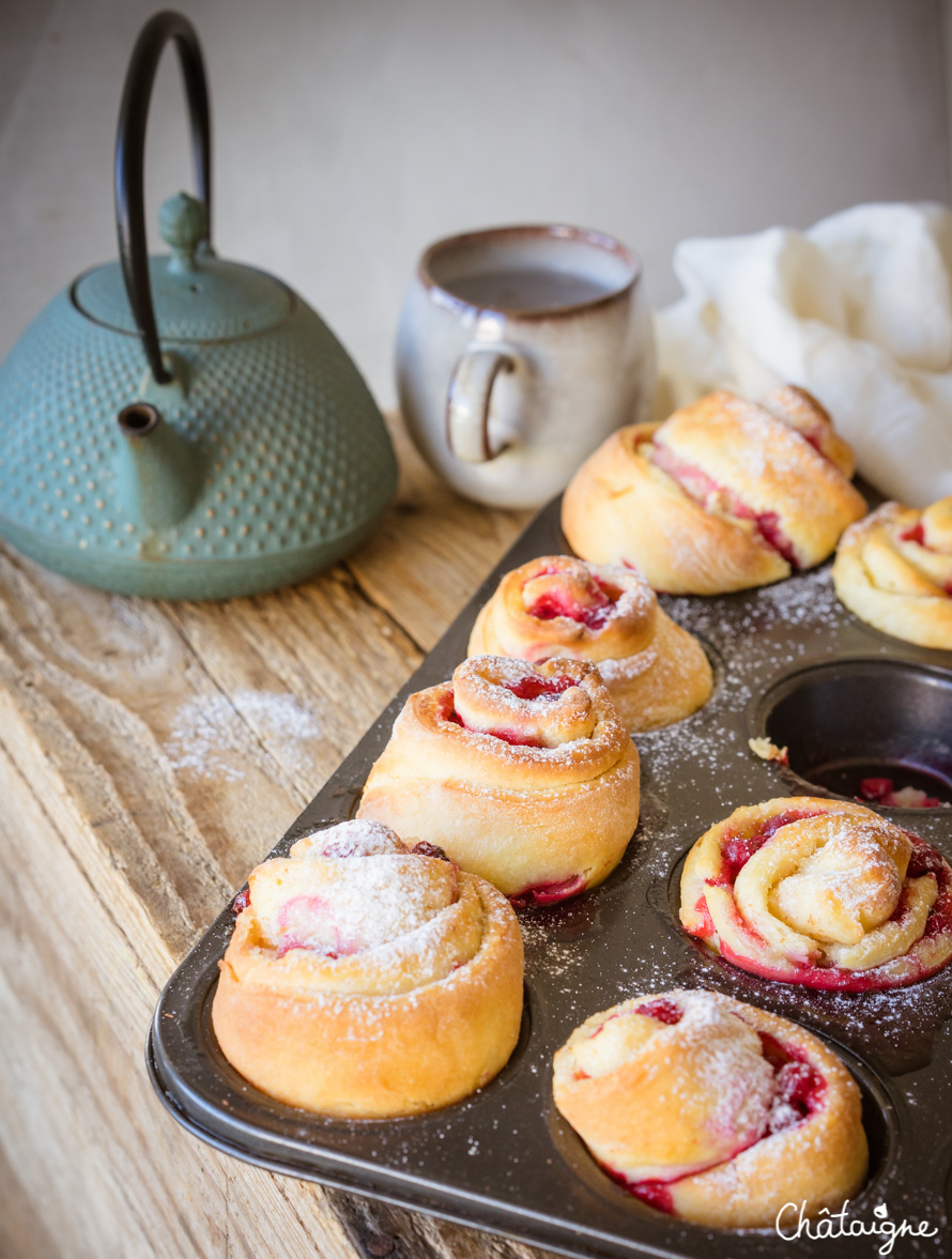 Briochettes aux groseilles