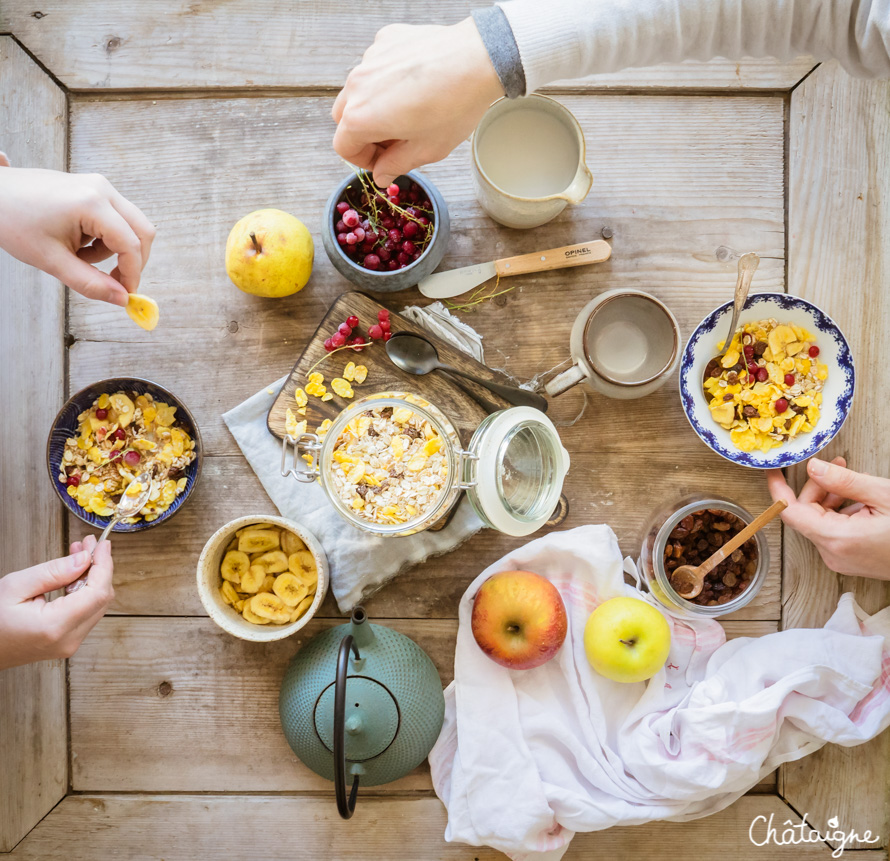 Muesli maison sans sucres ajoutés