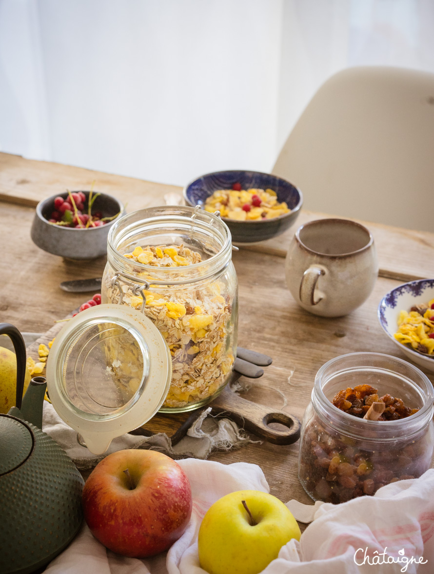 Muesli maison sans sucres ajoutés