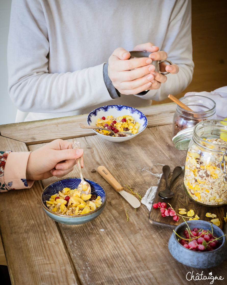 Muesli maison sans sucres ajoutés