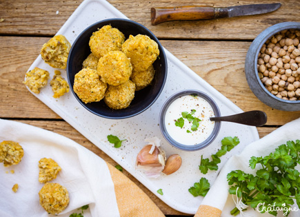 Falafels au four {sans friture}