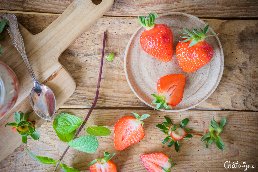 Riz au lait aux fraises