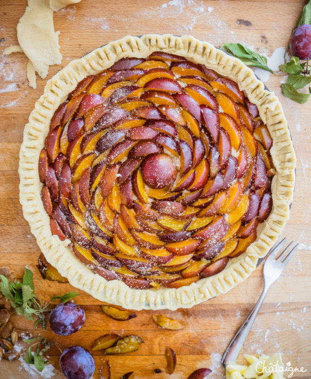 Tarte aux prunes