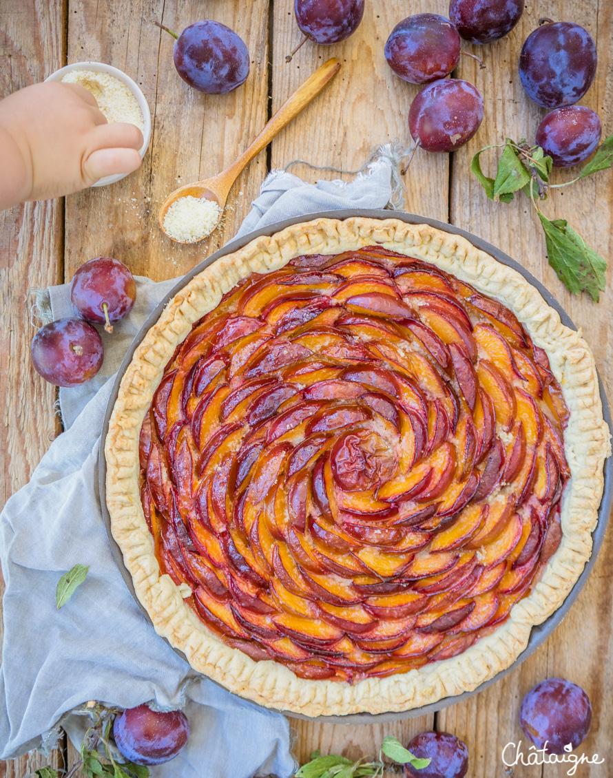 Tarte aux prunes