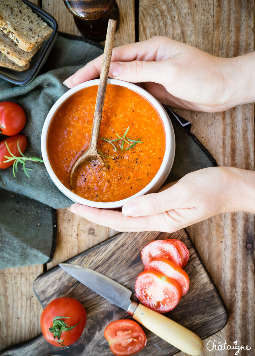 Soupe aux tomates