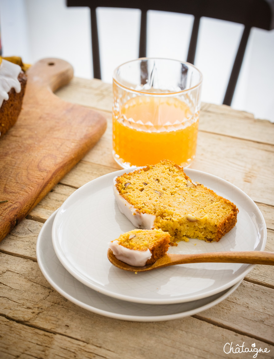 Cake à l'orange et aux carottes