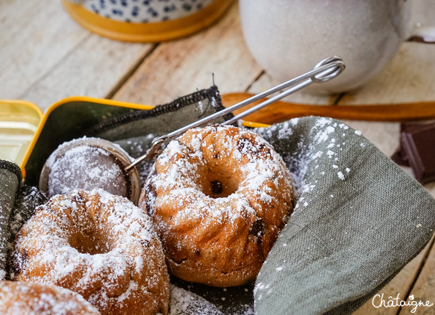 Kouglofs aux pépites de chocolat