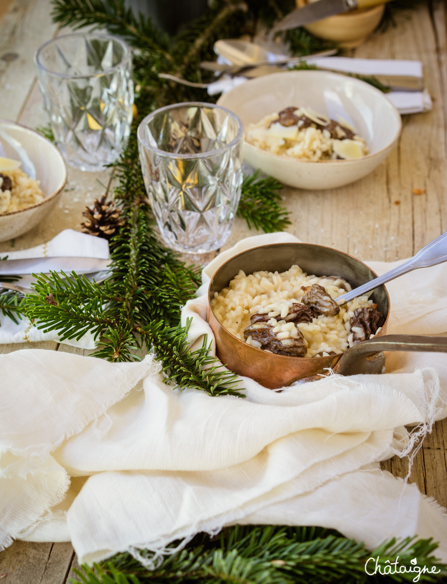 Risotto aux morilles