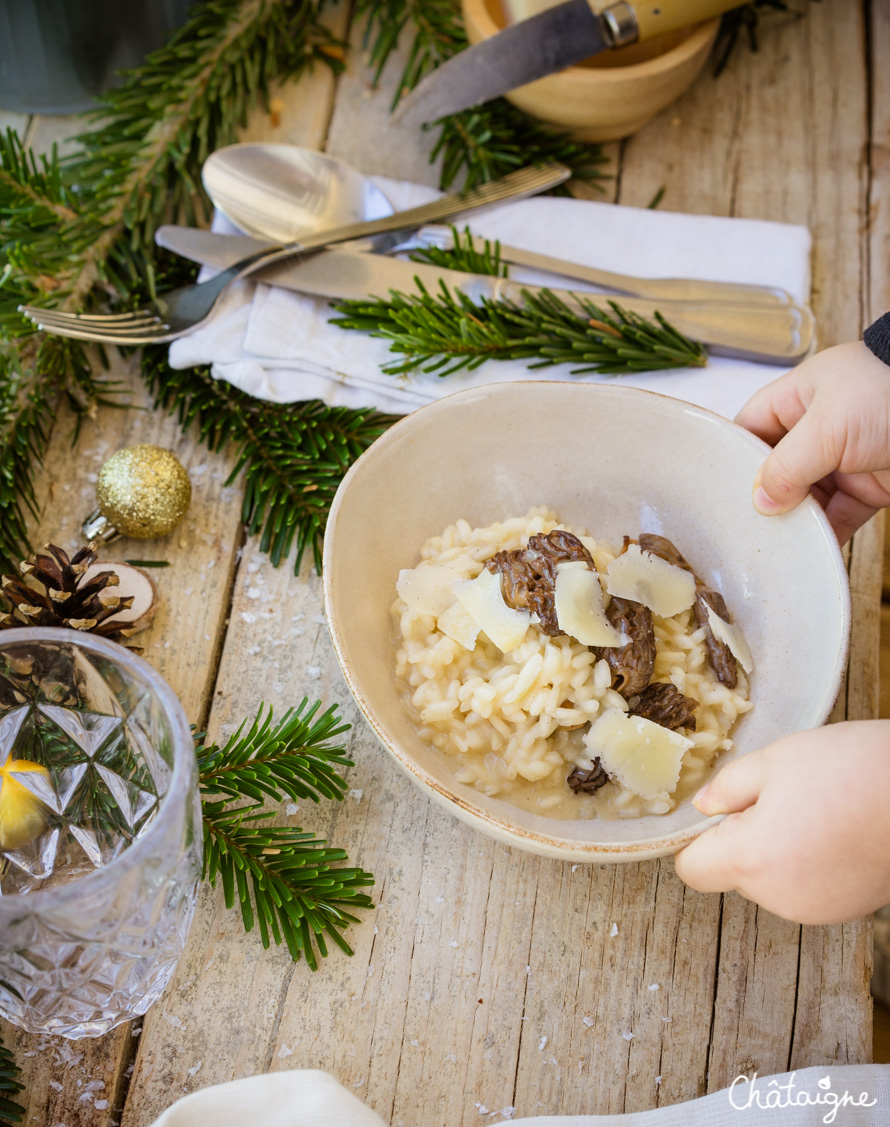 Risotto aux morilles