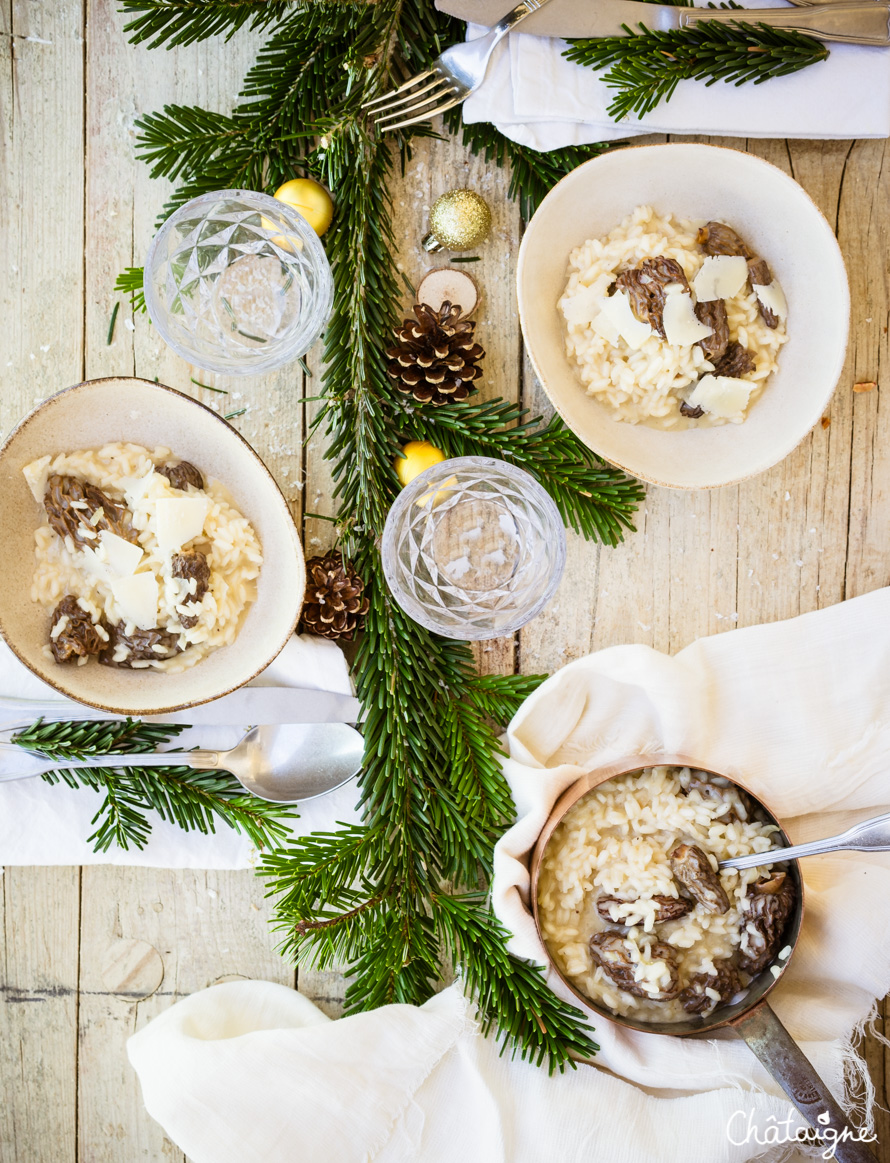 Risotto aux morilles