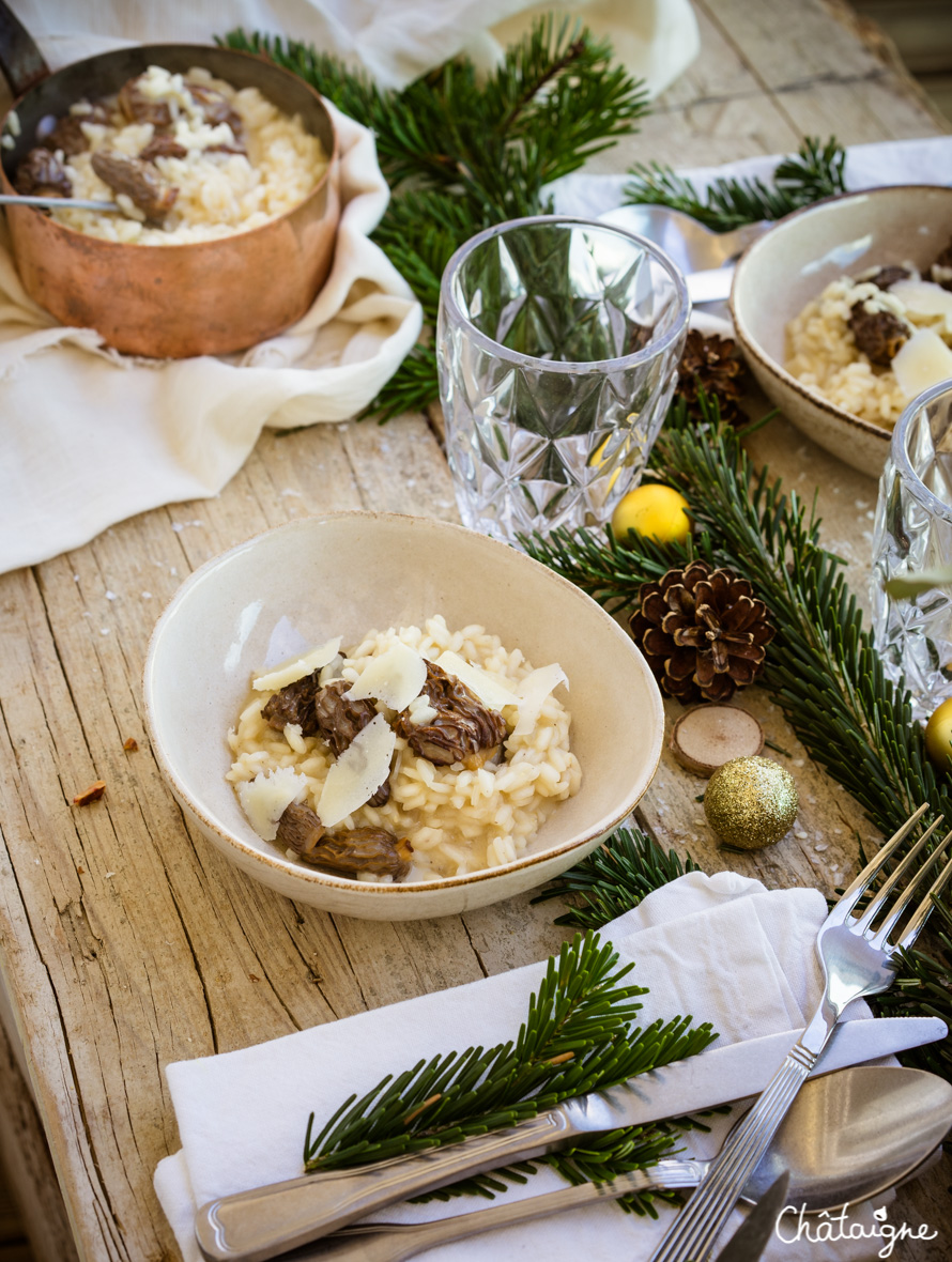 Risotto aux morilles