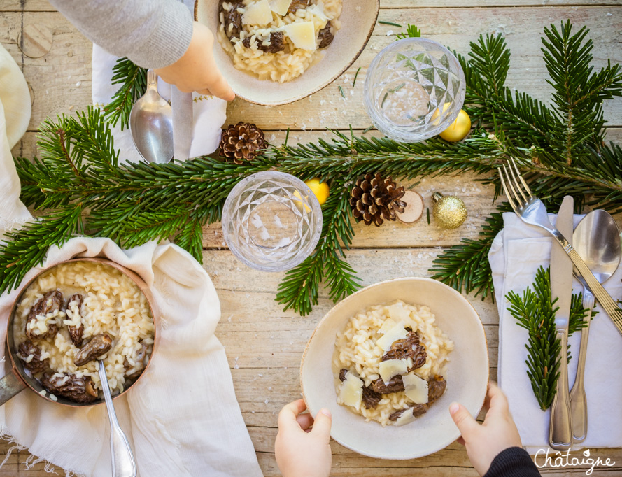 Risotto aux morilles