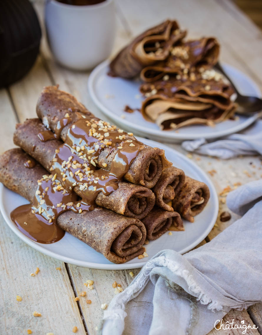 Crêpes au chocolat