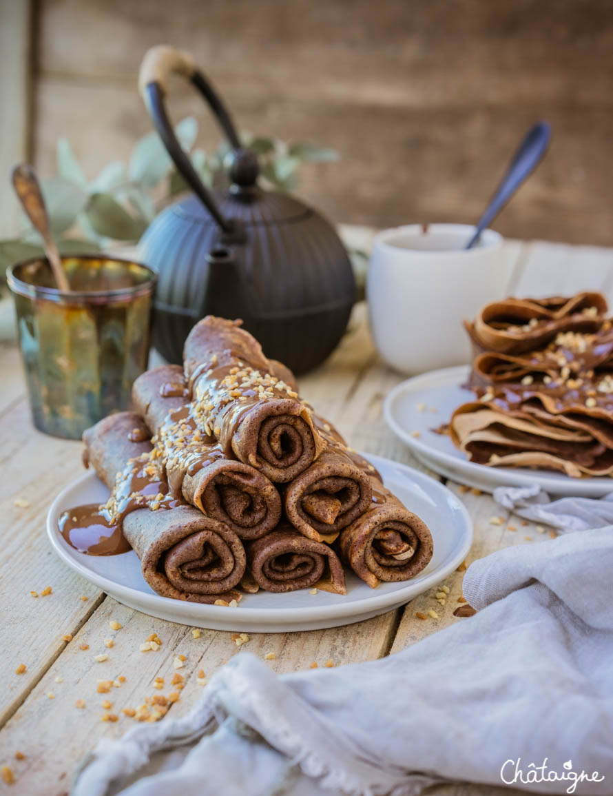 Crêpes au chocolat