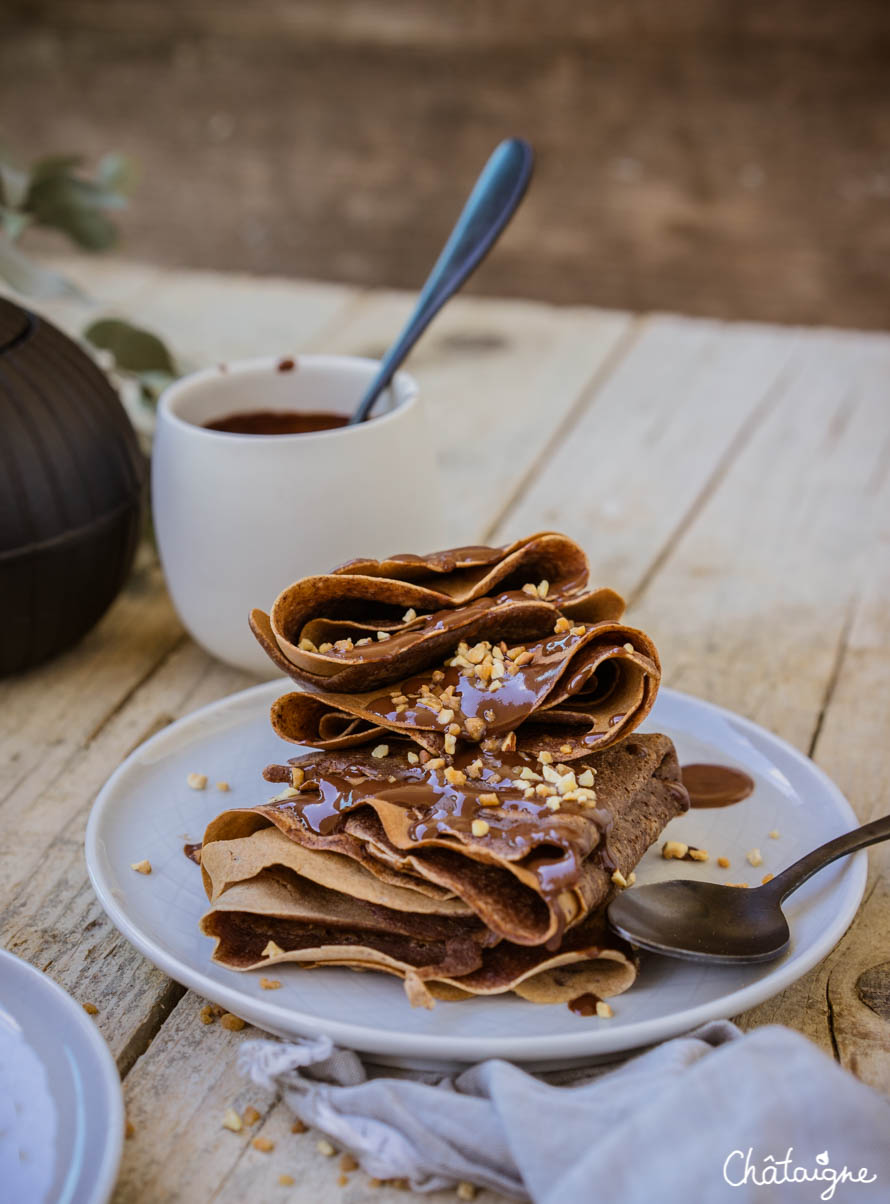 Crêpes au chocolat