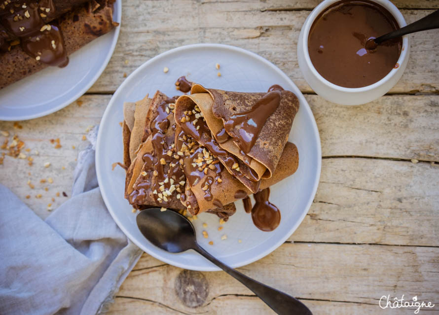 Crêpes au chocolat