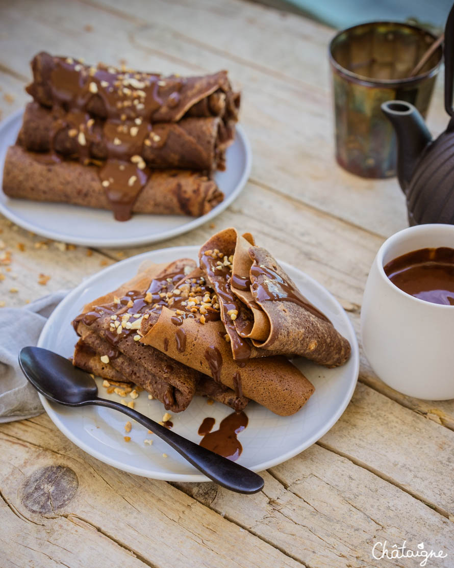 Crêpes au chocolat