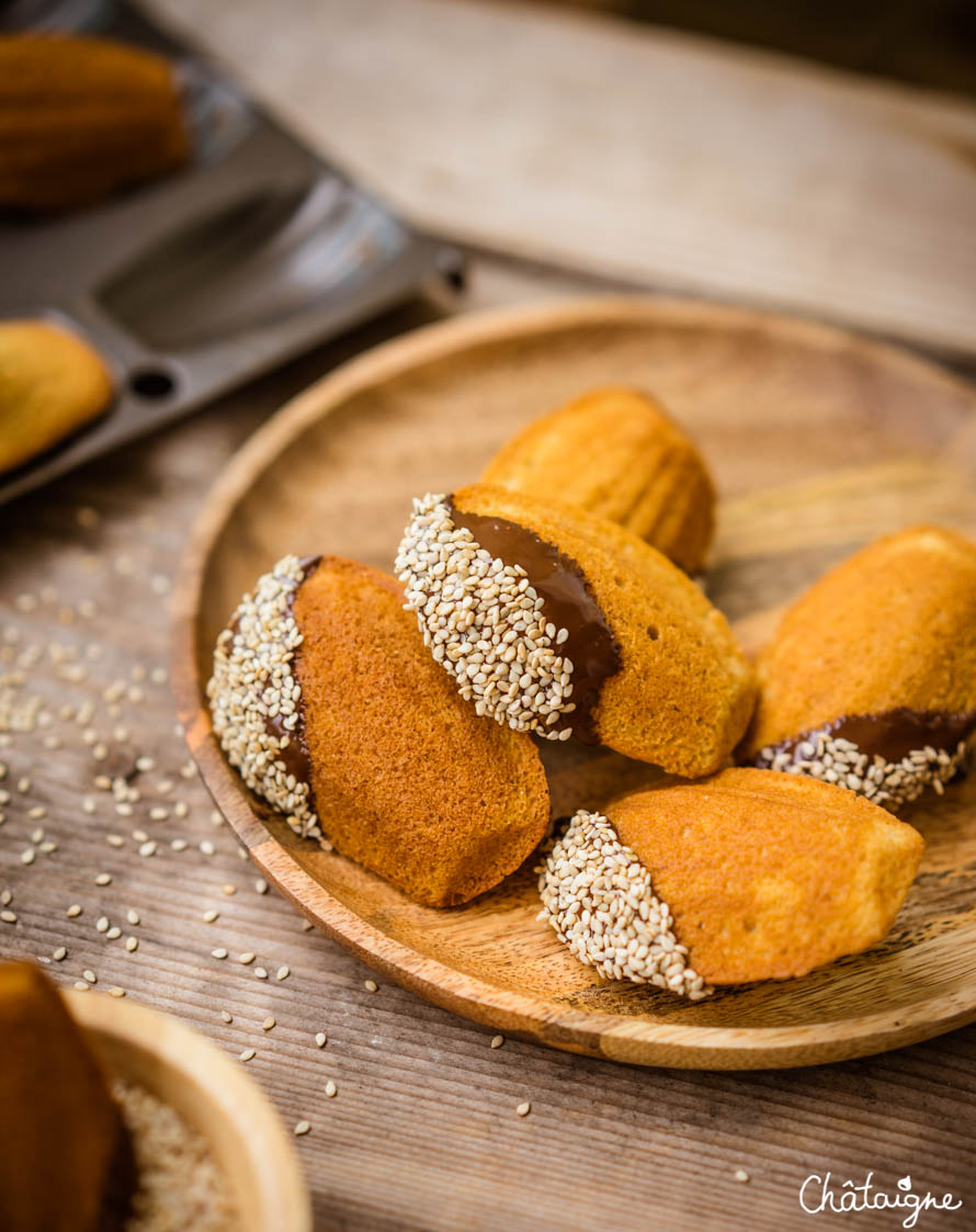 Madeleines au chocolat