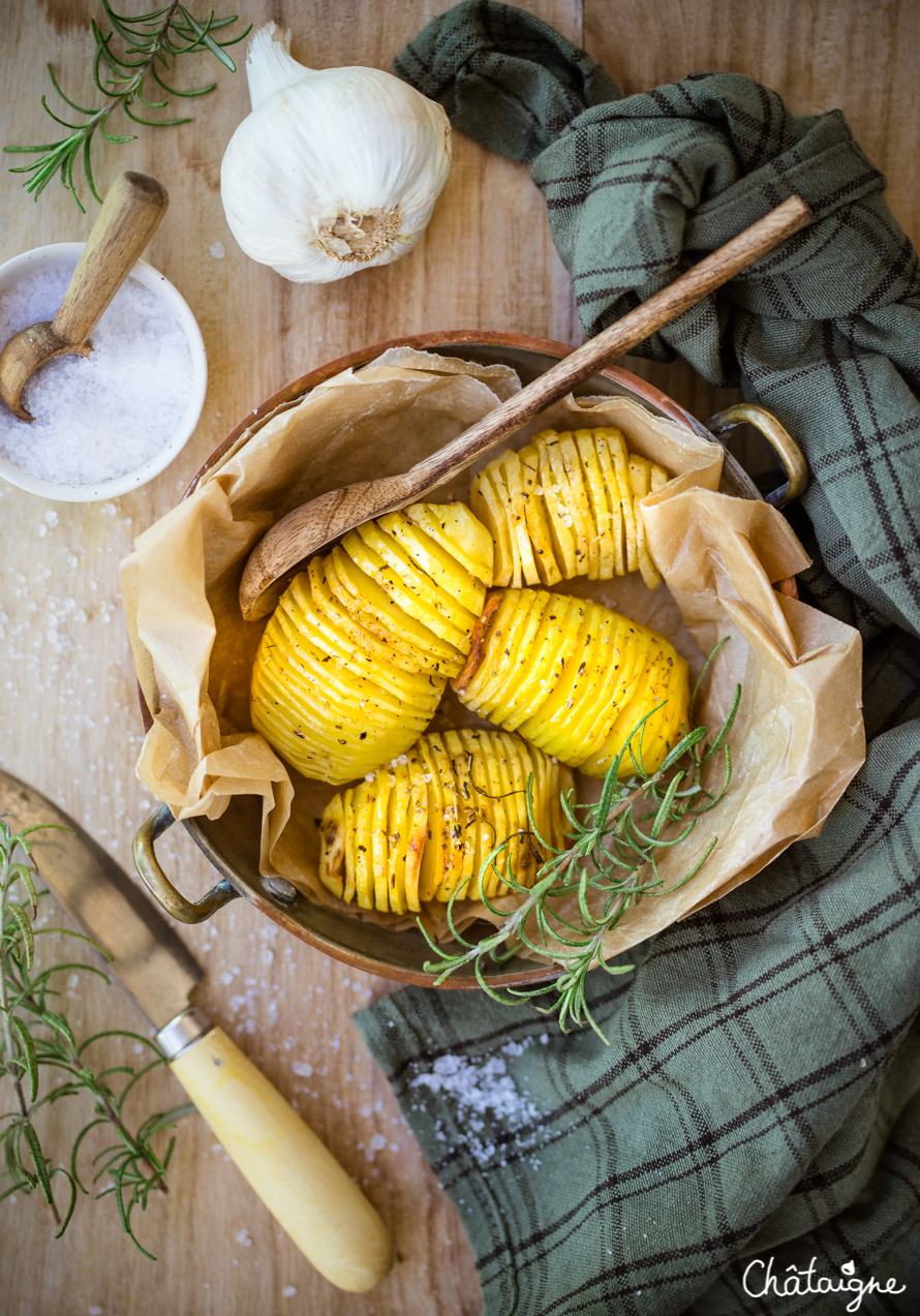 Pommes de terres Hasselback