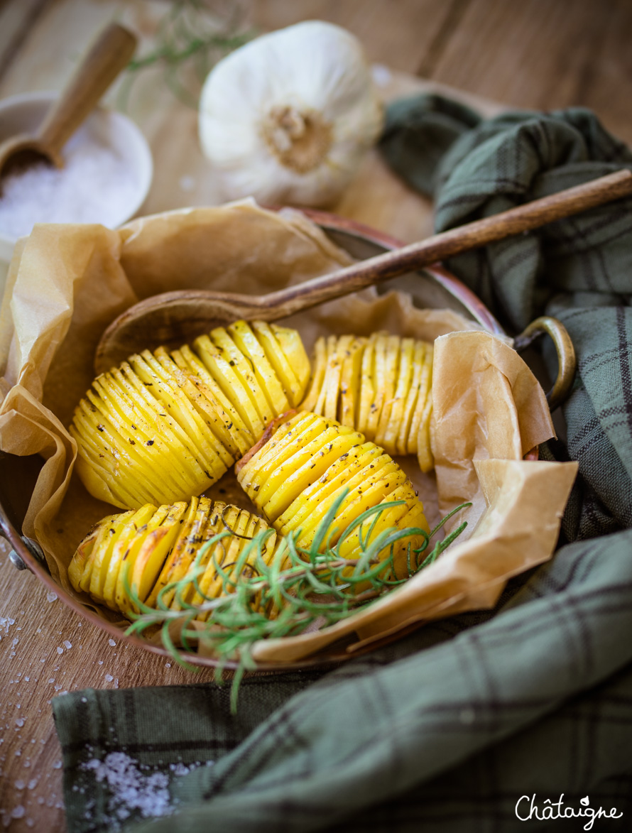 Pommes de terres Hasselback