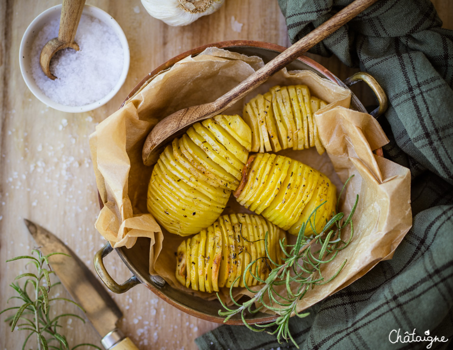 Pommes de terres Hasselback