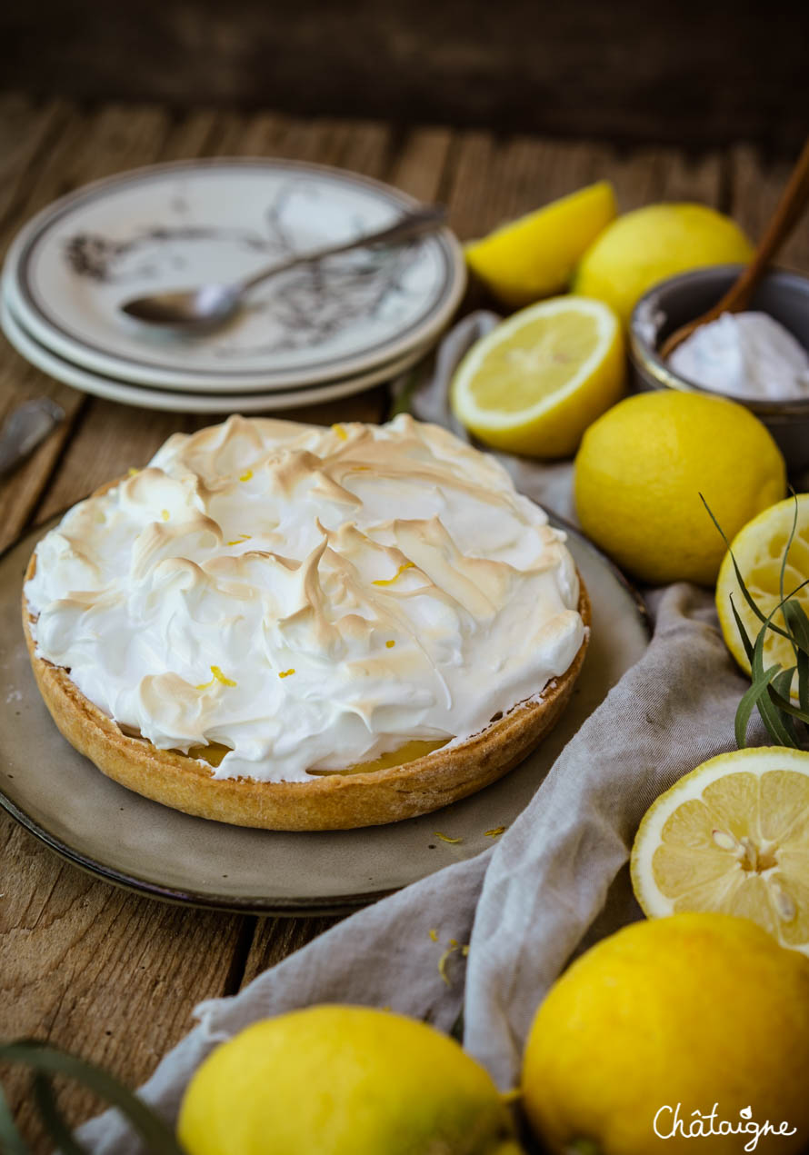 Tarte au citron meringuée