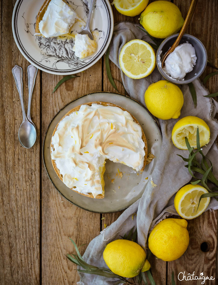 Tarte au citron meringuée