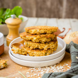 Galettes de flocons d'avoine aux légumes