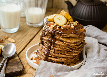 Pancakes au levain [au chocolat]