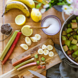 Recettes autour de la fraise et de la rhubarbe