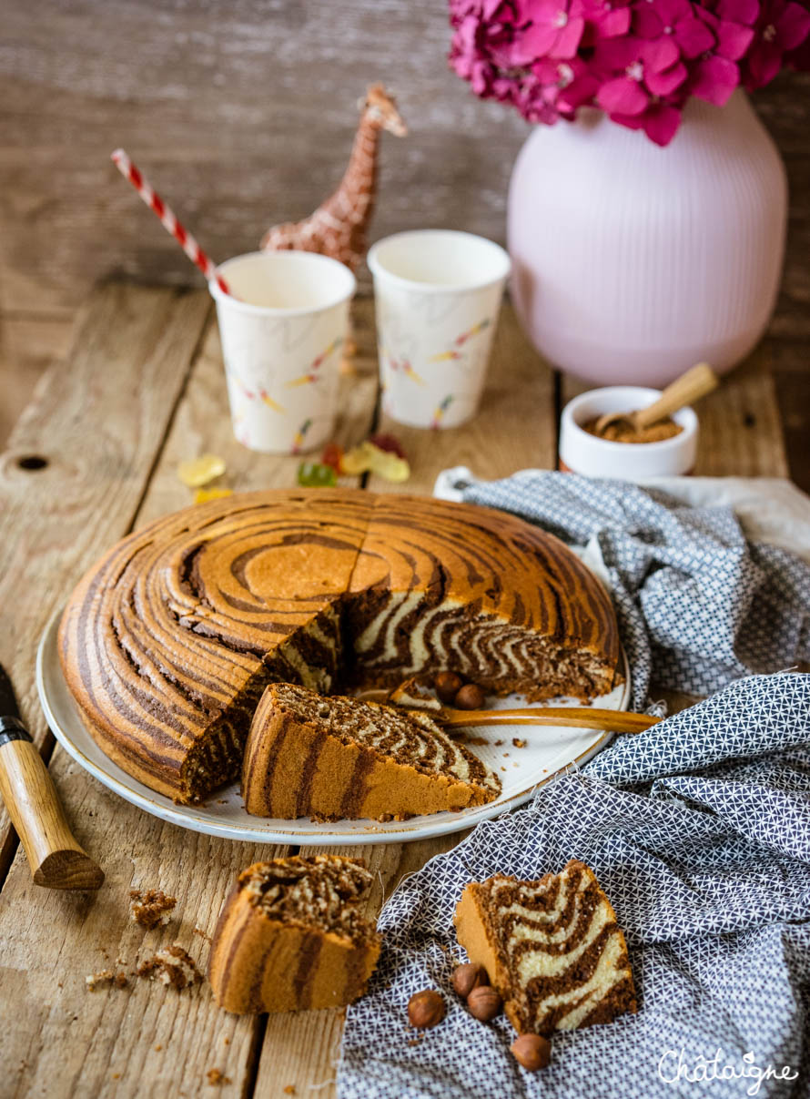 gâteau zébré