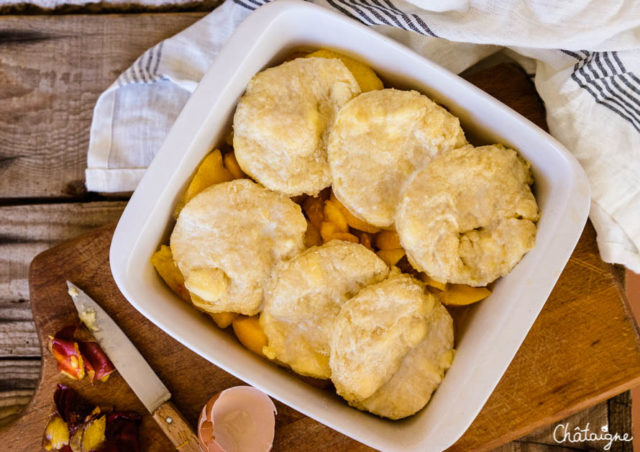 Cobbler aux pêches