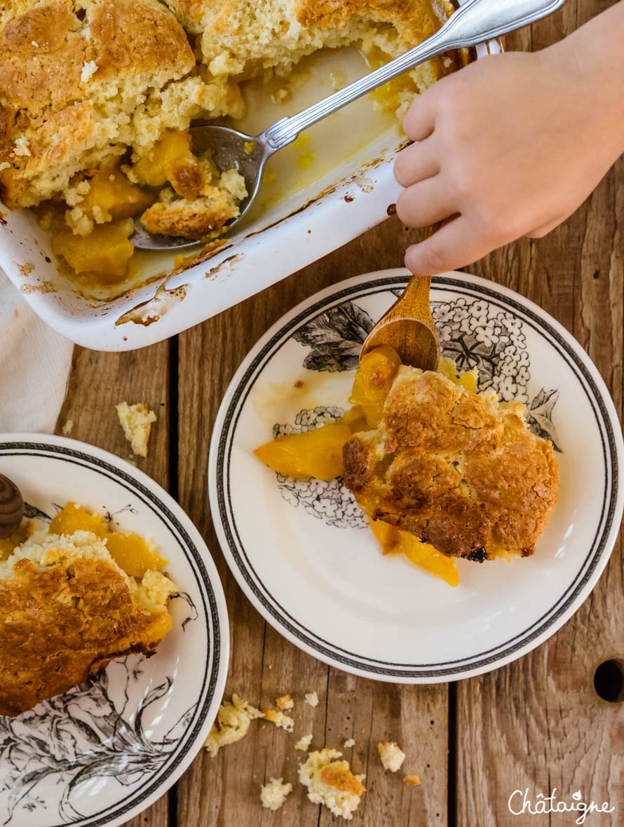 cobbler aux pêches