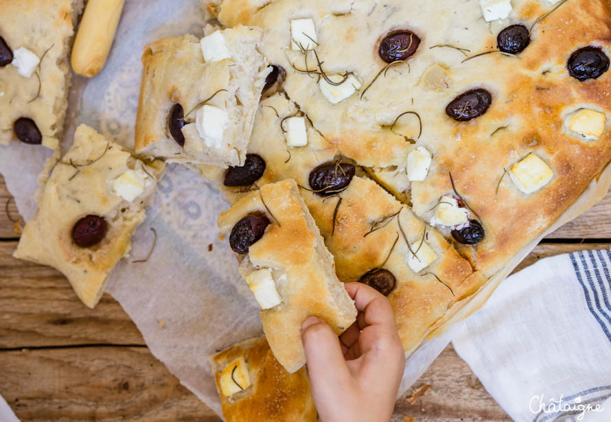 focaccia aux olives