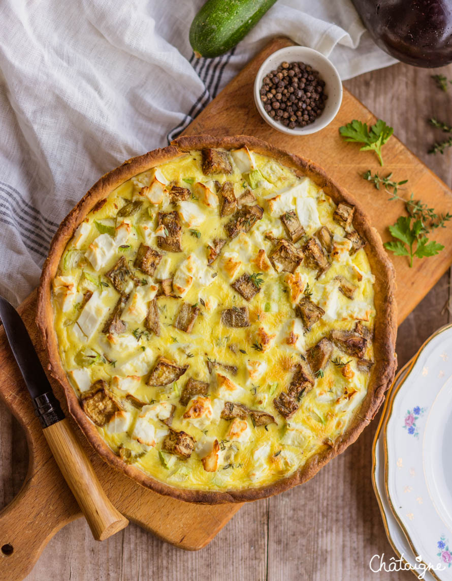 Tarte aux légumes d'été