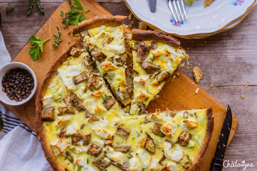 Tarte aux légumes d'été