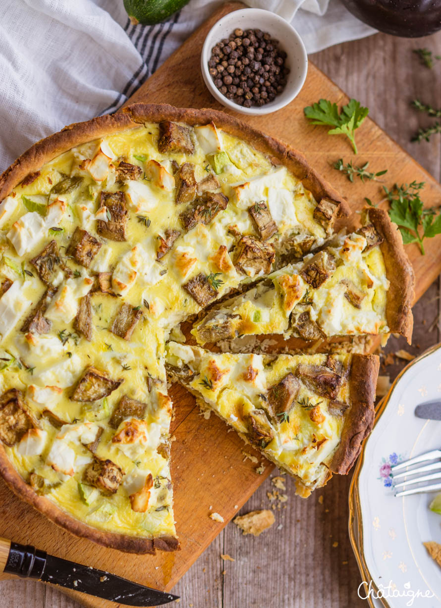 Tarte aux légumes d'été