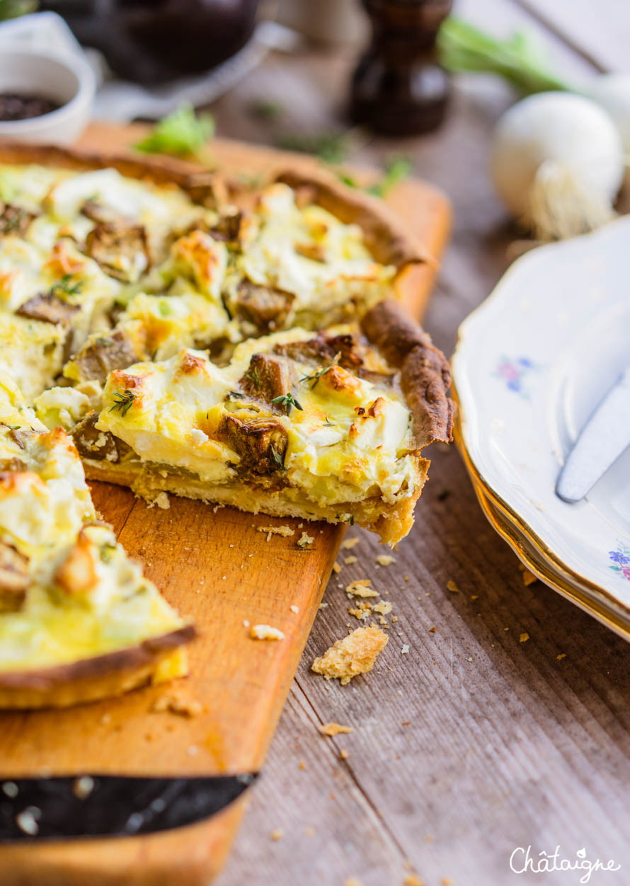 Tarte aux légumes d'été