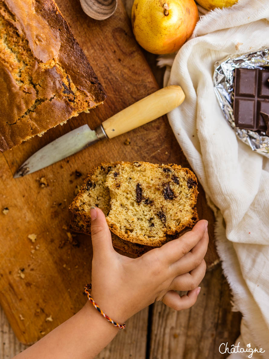 Cake aux pépites de chocolat