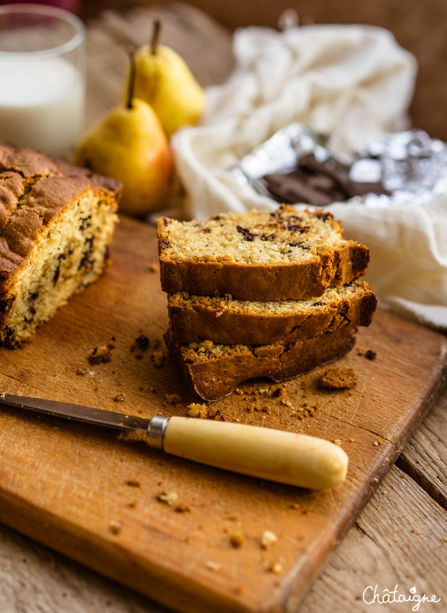 Cake aux pépites de chocolat