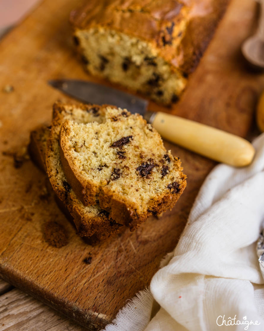 Cake aux pépites de chocolat