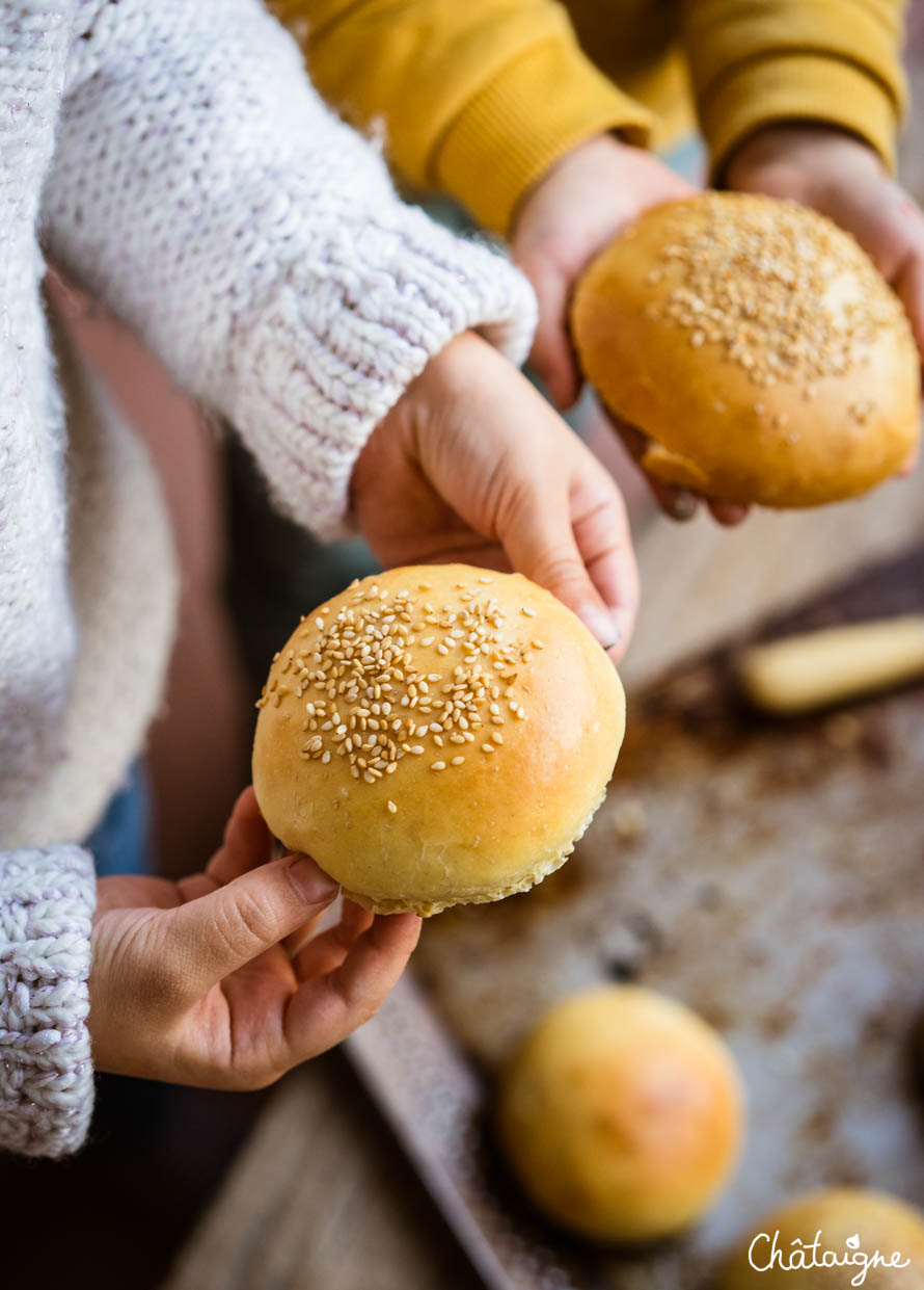 Pains à burger 