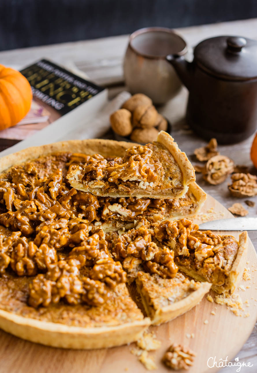 Tarte aux noix [classique et trop bon goûter]