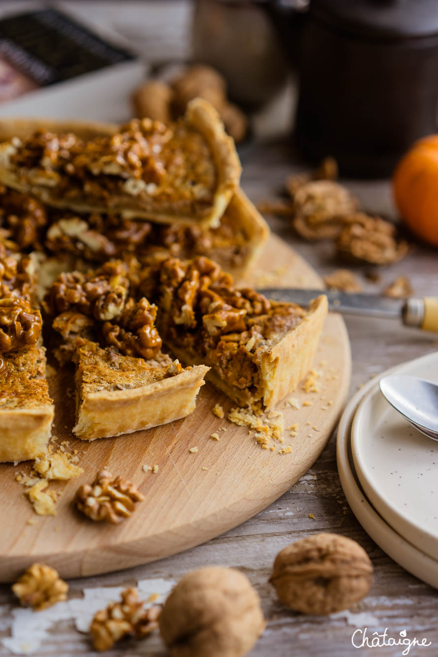 Tarte aux noix [classique et trop bon goûter]