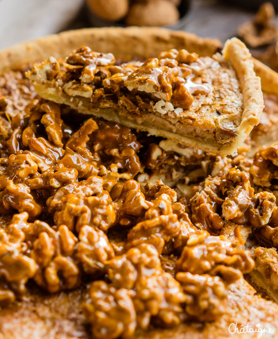 Tarte aux noix [classique et trop bon goûter]