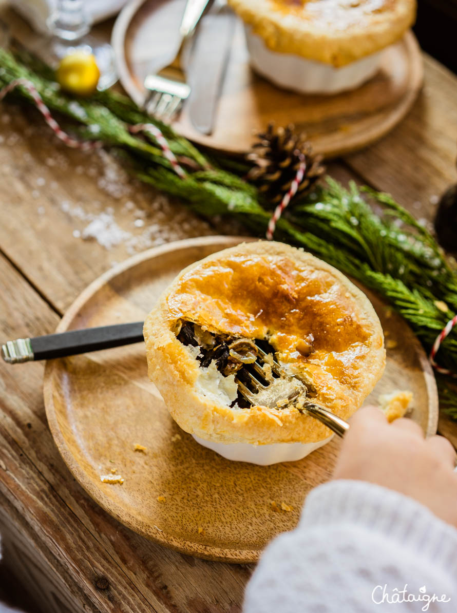 Cocotte lutée aux champignons