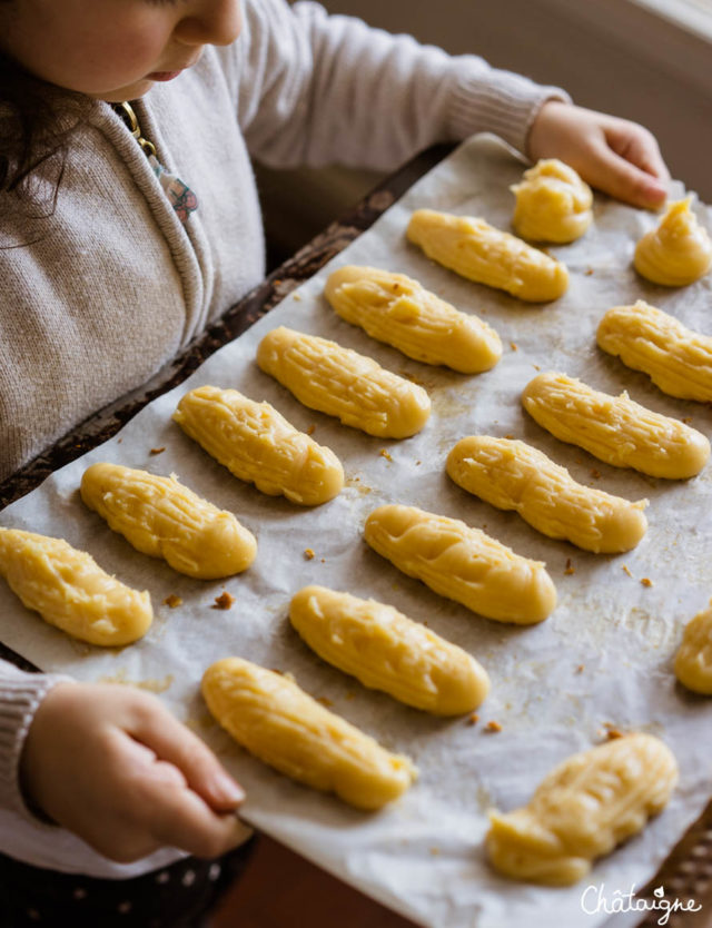 Éclairs au chocolat maison