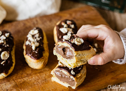 Éclairs au chocolat maison